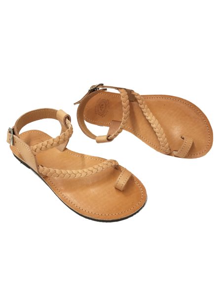 Eros natural 28M δερμάτινα σανδάλια