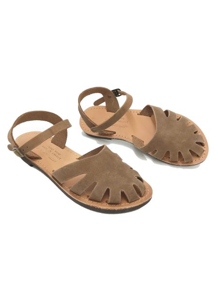 Calypso brown 95KL δερμάτινα σανδάλια