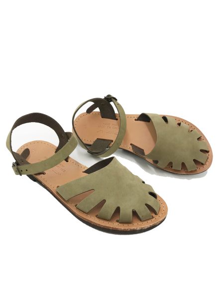 Calypso green 95KL δερμάτινα σανδάλια