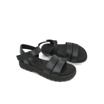 Nora black 122 elgreco δερμάτινα σανδάλια